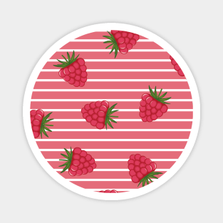 Cool Raspberry pattern Magnet